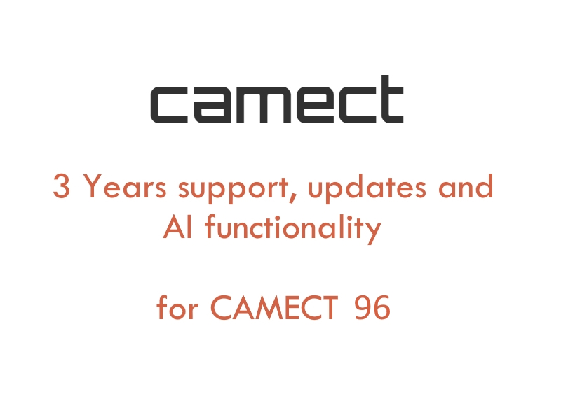 20047027 Camect licentie voor 3 jaar support, updates en AI functionaliteit op ongelimiteerd aantal kanalen voor CAMECT 96
