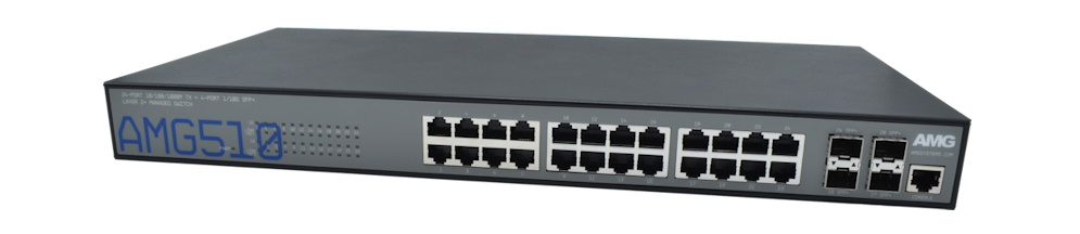 20065066 Managed Switch 24 x 1GBT & 4 10GFx SFP, 19", 0-50°C