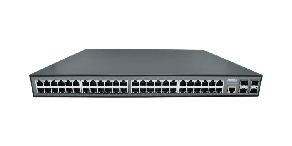 20065071 Managed Switch 48 x 1GBT PoE 30W & 4 x 10GFX, 19", 0-50°C