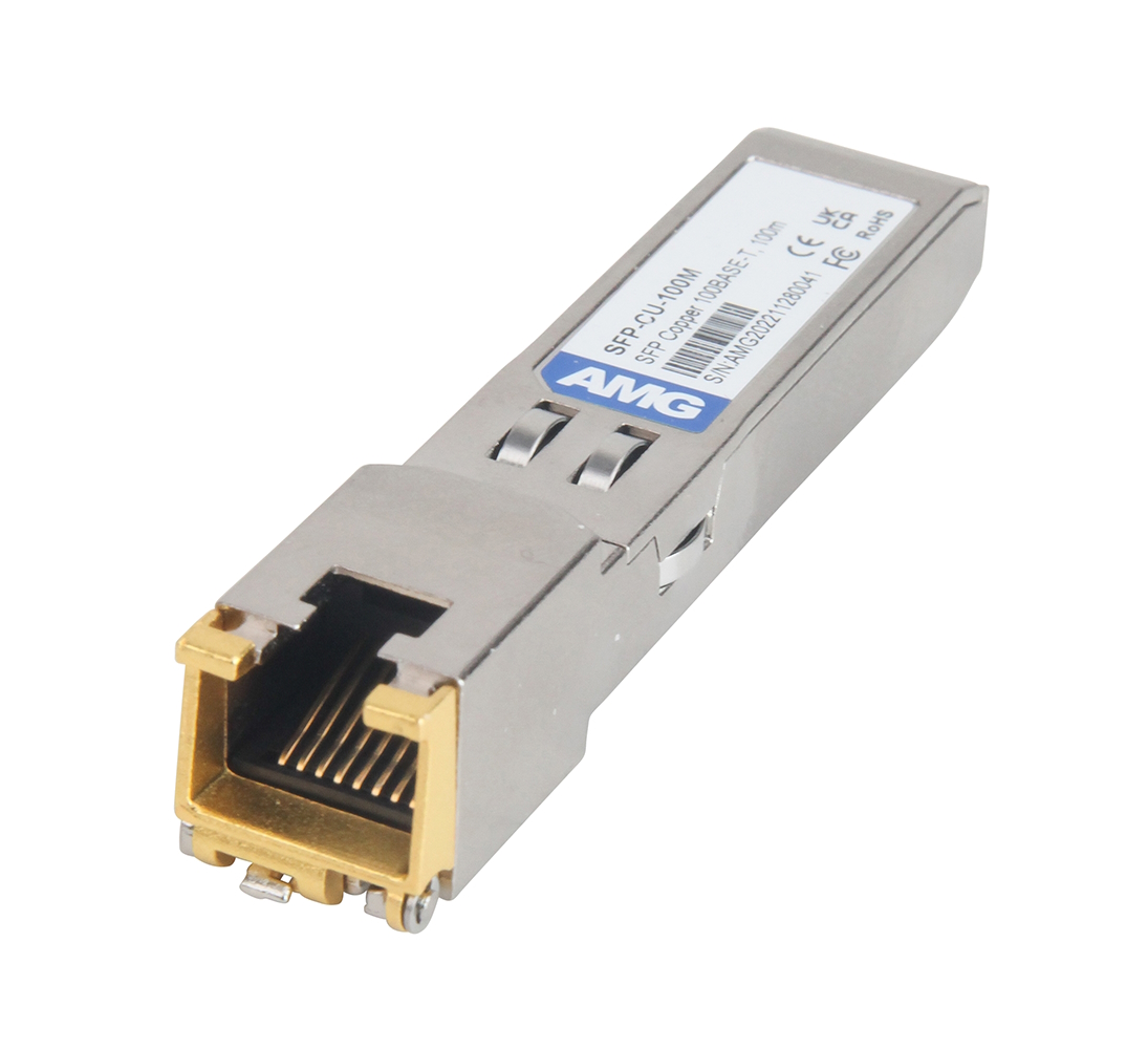 20065124 Ethernet SFP-zendontvanger, 10/100 BASE-T, RJ45, -40~85°C