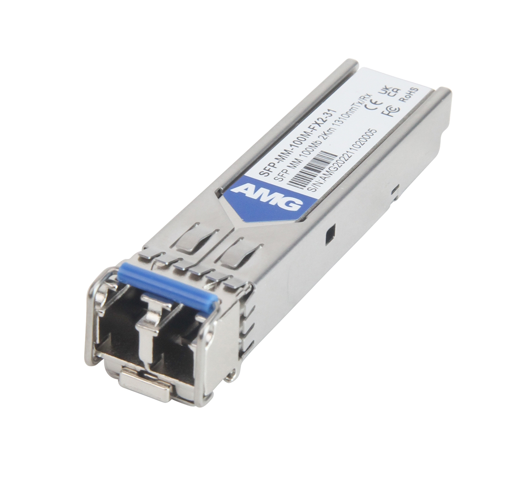 20065135 SFP Multimode, 100Mb, 2 Fibers, 2Km, LC Connectors, 1310nm Tx/Rx, -40°C tot +85°C, DDM