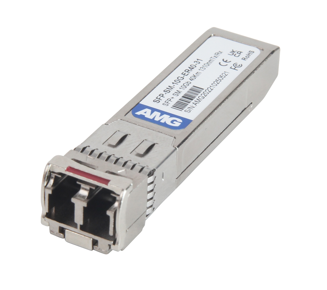 20065150 SFP+ Singlemode, 10Gb, 2 Fibers, 40Km, LC Connectors, 1310nm Tx/Rx, -40°C tot +85°C, DDM