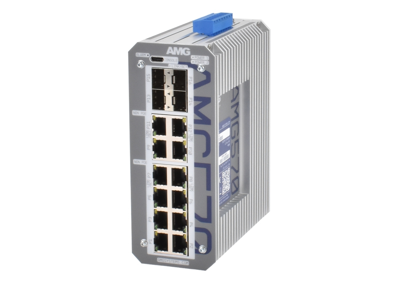 20065281 Industriële managed switch met 12x 10/100/1000TX, 2x 100M/1G SFP, 2x 100M/1G/2.5G SFP poorten