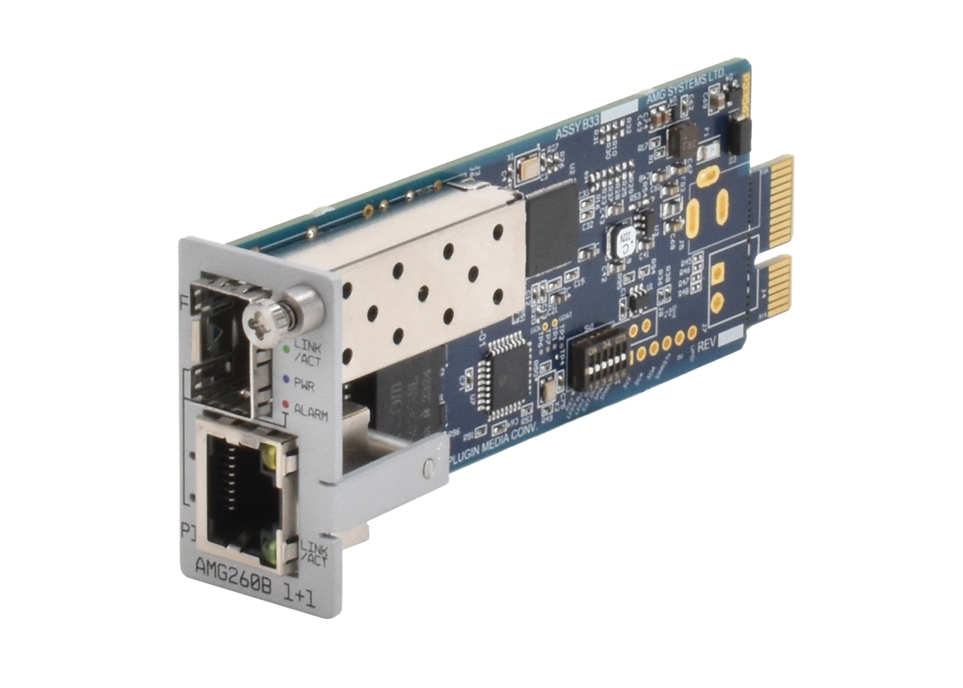 20065306 Industriële blade-mediaconverter, 1x RJ45, 1x SFP