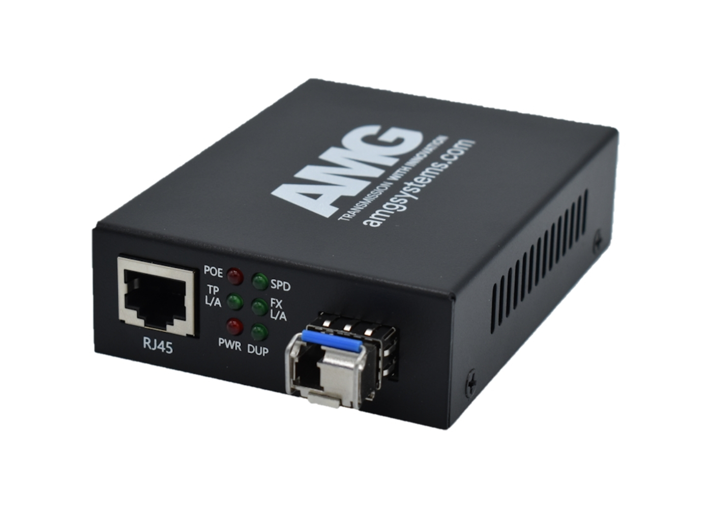 20065324 Commerciële PoE-mediaconverter, 1x RJ45 PoE, 1x 100Base-FX MM SX, 1310 nm, 2 km