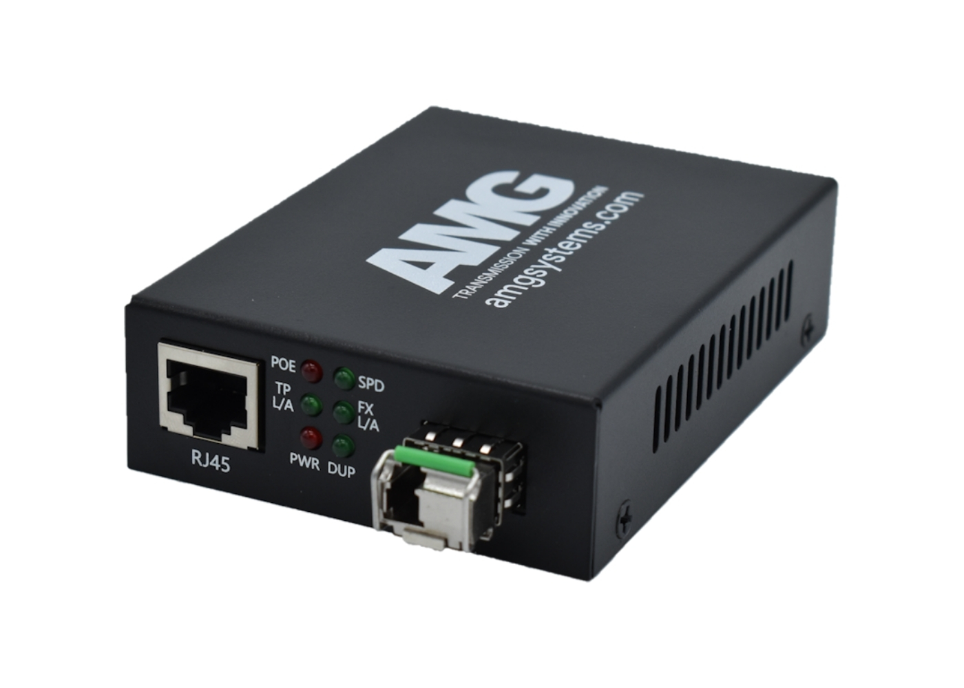 20065325 Commerciële PoE-mediaconverter, 1x RJ45 PoE, 1x 100Base-FX MM SX, 1550 nm, 2 Km