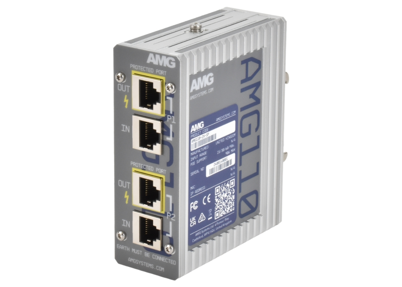 20065378 Industrial Dual-Channel PoE Surge Protector