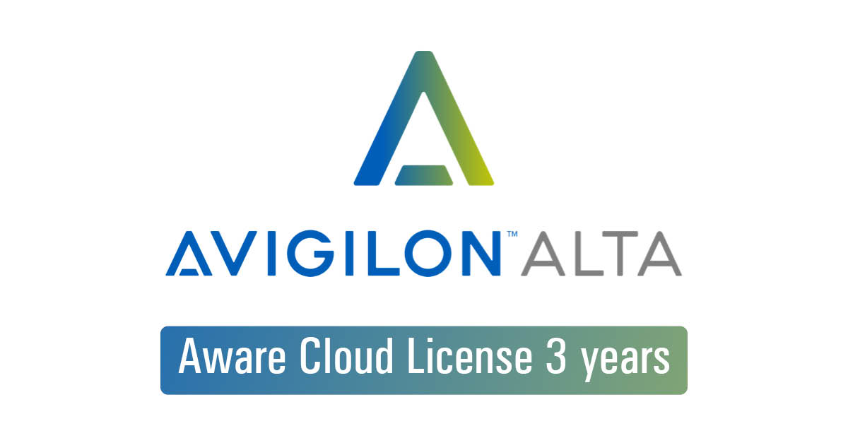 20079007 Ava Aware Cloud abonnement, per camera, 3 jaar