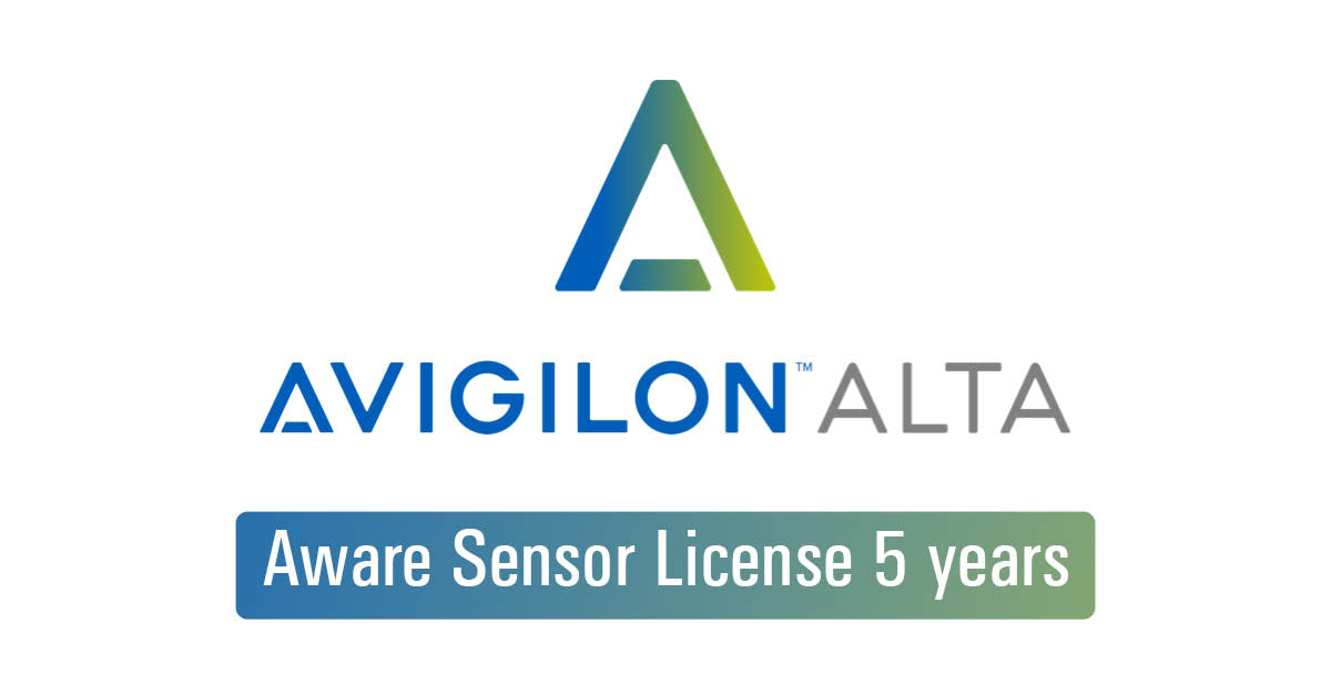 20079056 Licentie koppeling Avigilon Alta voor 1 sensor voor 5 jaar