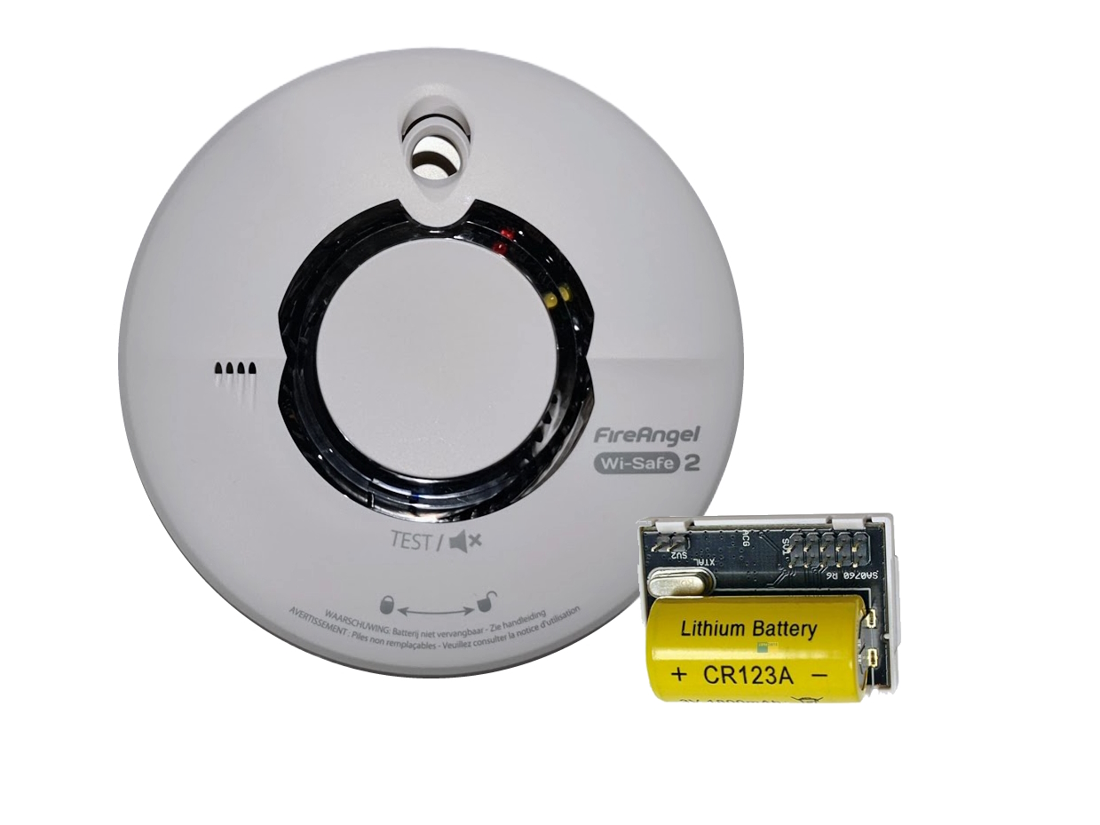 30041009 Optische rookmelder, Wi-safe 2 (radio module W2 inbegrepen)