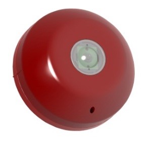 30042522 Geadresseerd flitslicht CHQ-CB(RED)WL-15, rood, EN54-23