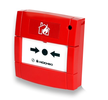 30042585 Hochiki geadresseerde HCP-E(SCI) Analoge Adresseerbare Handbrandmelder, Integrale Kortsluitisolatie, rood