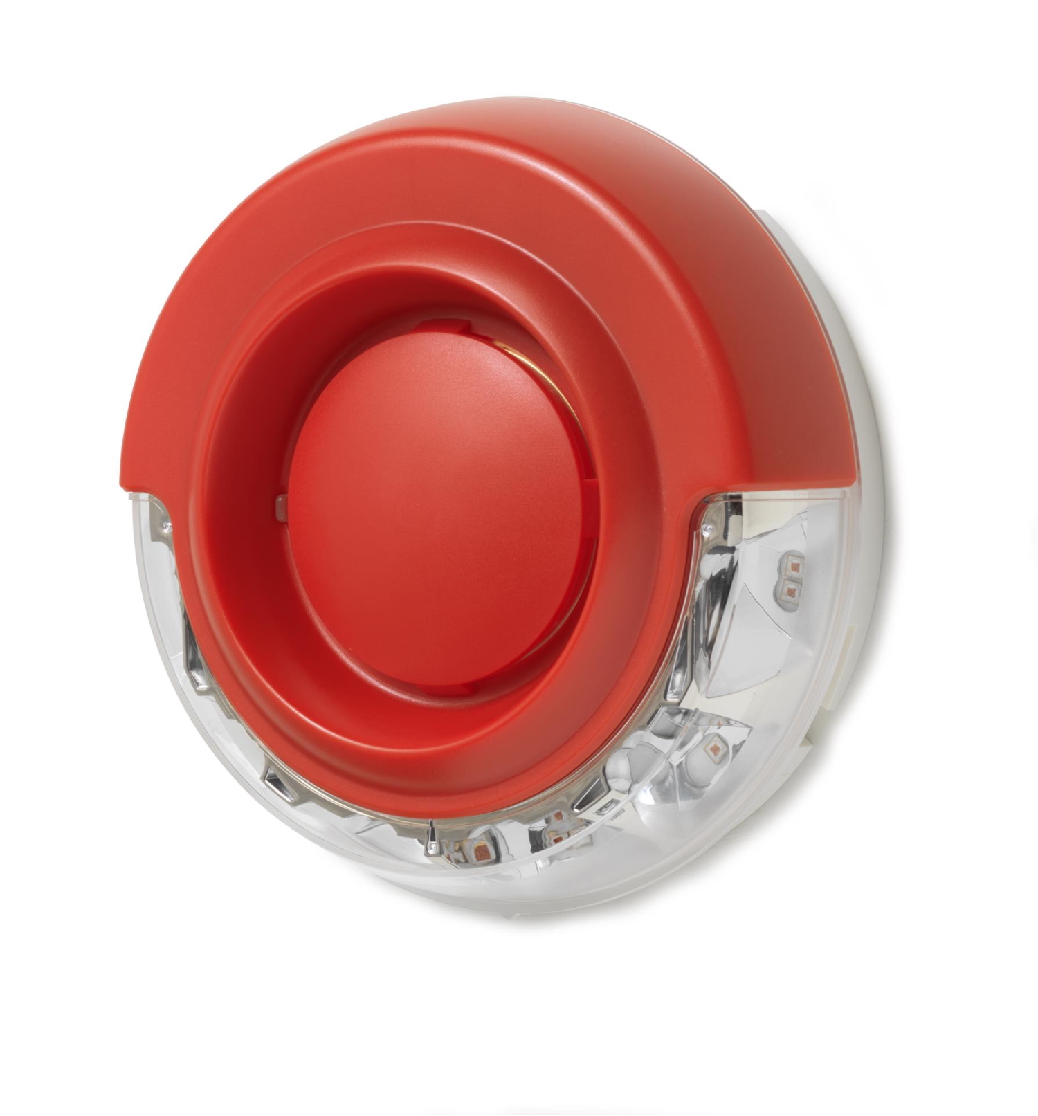 31000098 Rode alarmgever met rood flitslicht
