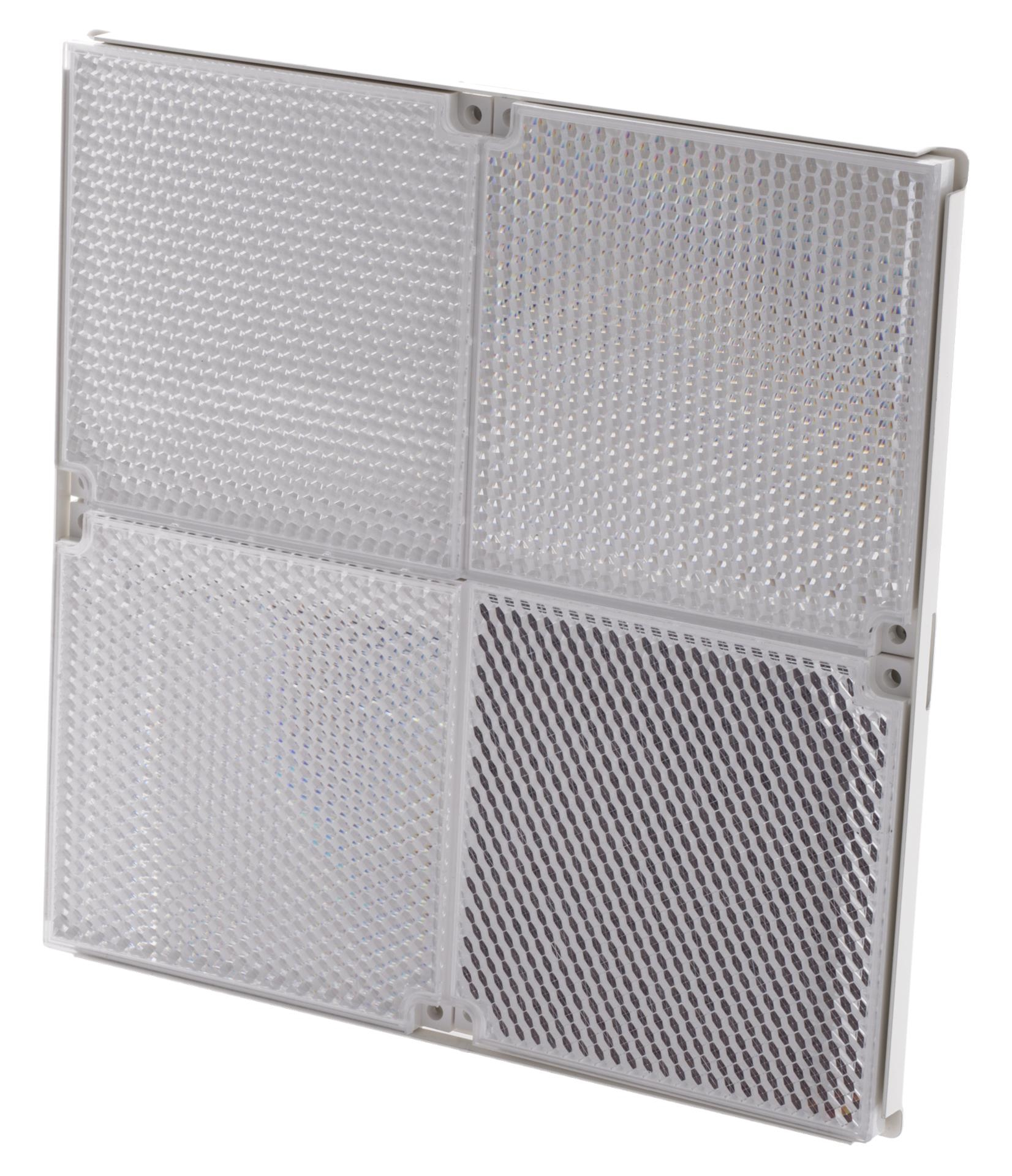 31000163 Reflectorplaat voor 4 reflectors (lange afstand)