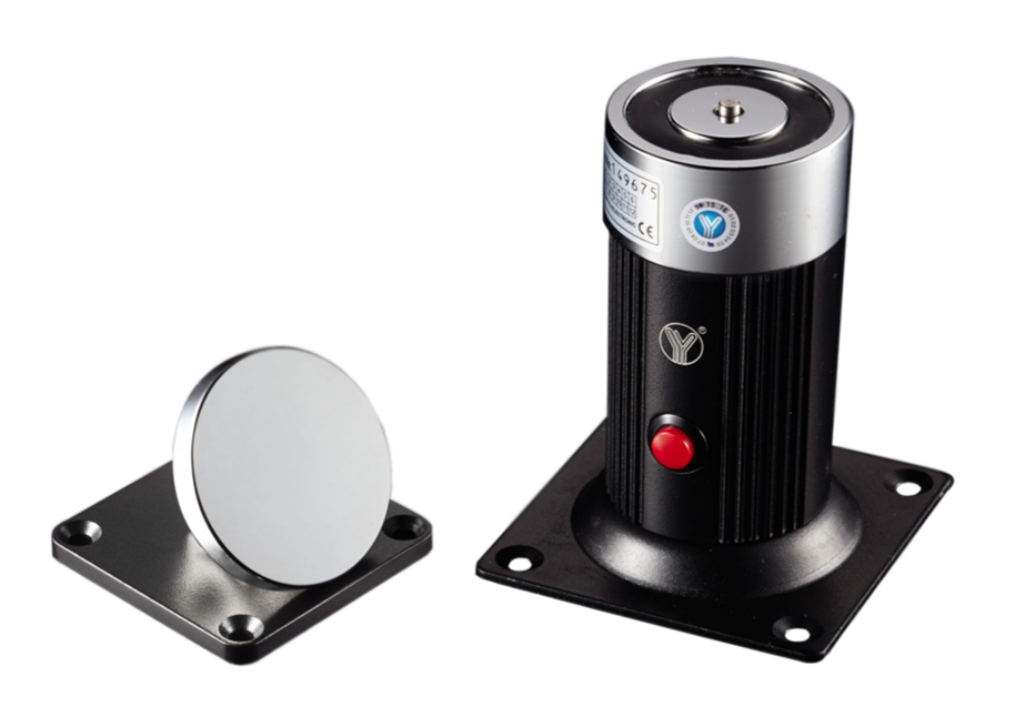 4000131 Kleefmagneet met flexibele ankerplaat voor wandmontage.