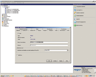 4001061 Management Softwarepakket op CD voor Roger controllers