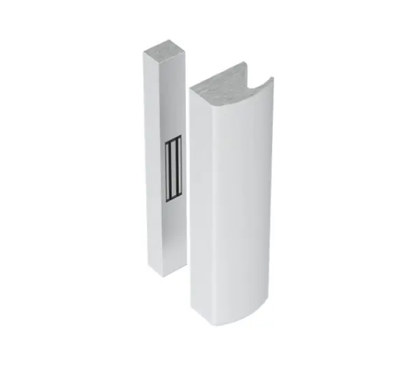 40013208 Kort deurprofiel met ingebouwde magneet 300kg, 40cm