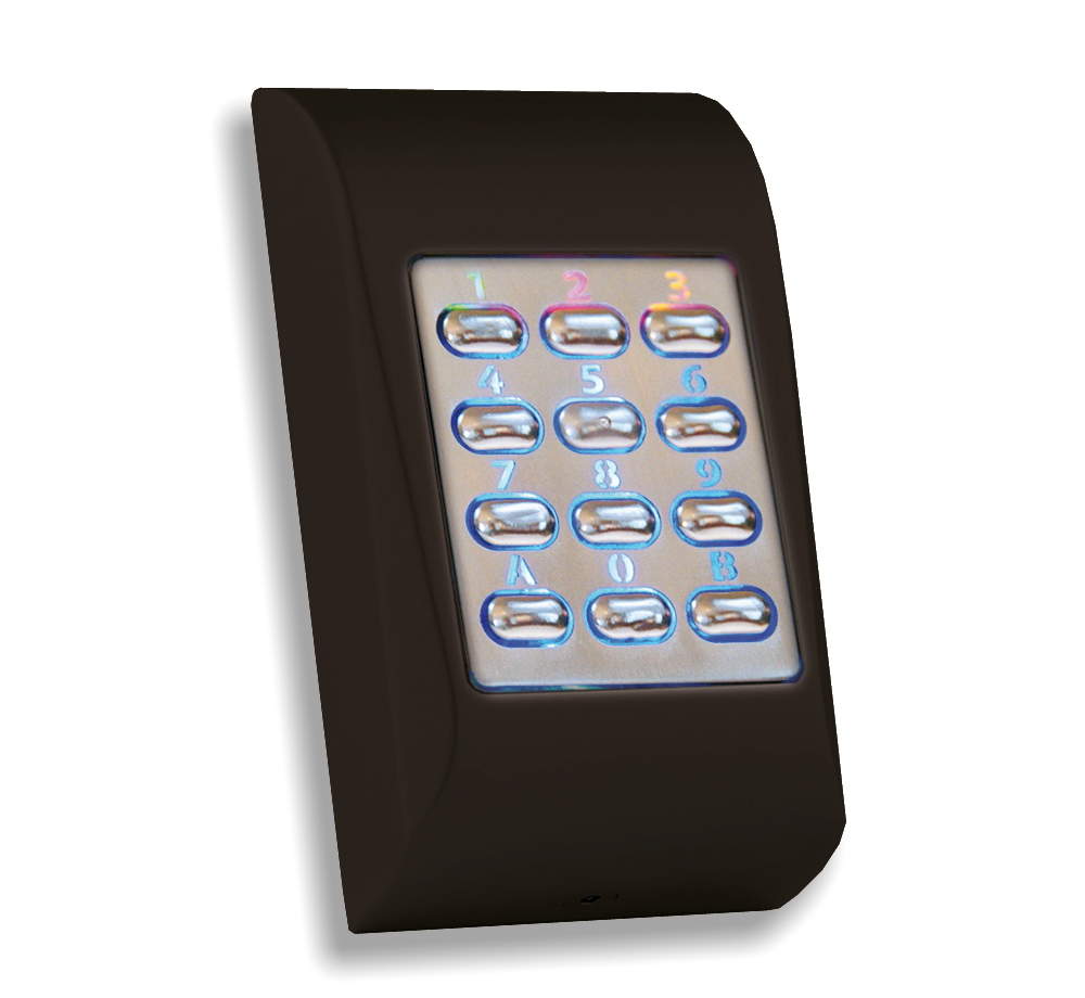 40011105 Mini Mifare-Desfire binnen/buitenlezer + keypad voor Dinec