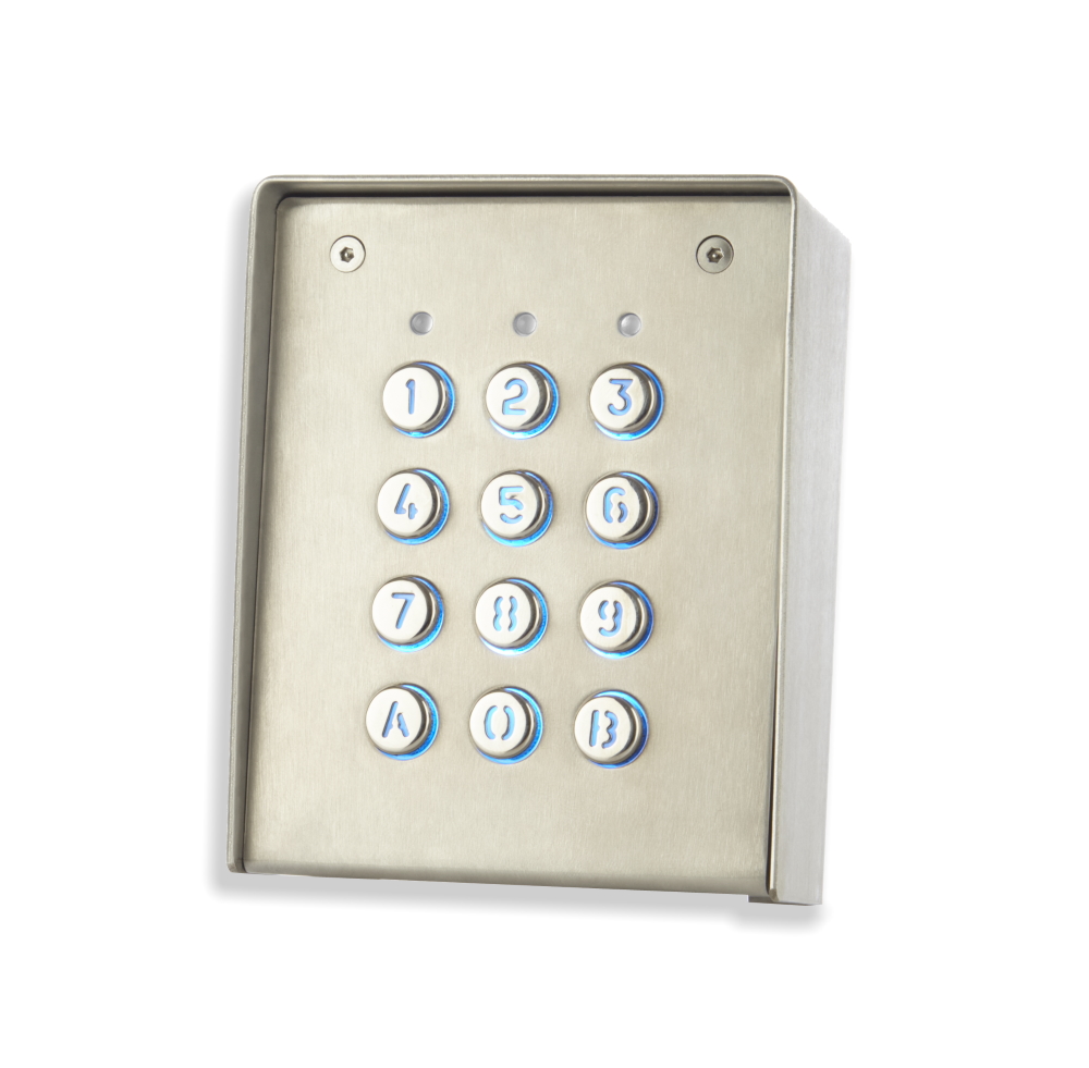 40014009 Binnen/buitenkeypad voor Dinec, inox