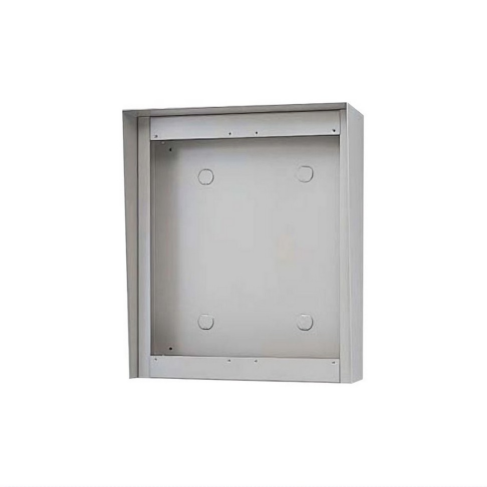 40020161 Opbouwbehuizing met regenkap voor deurpost 3x 3 modules