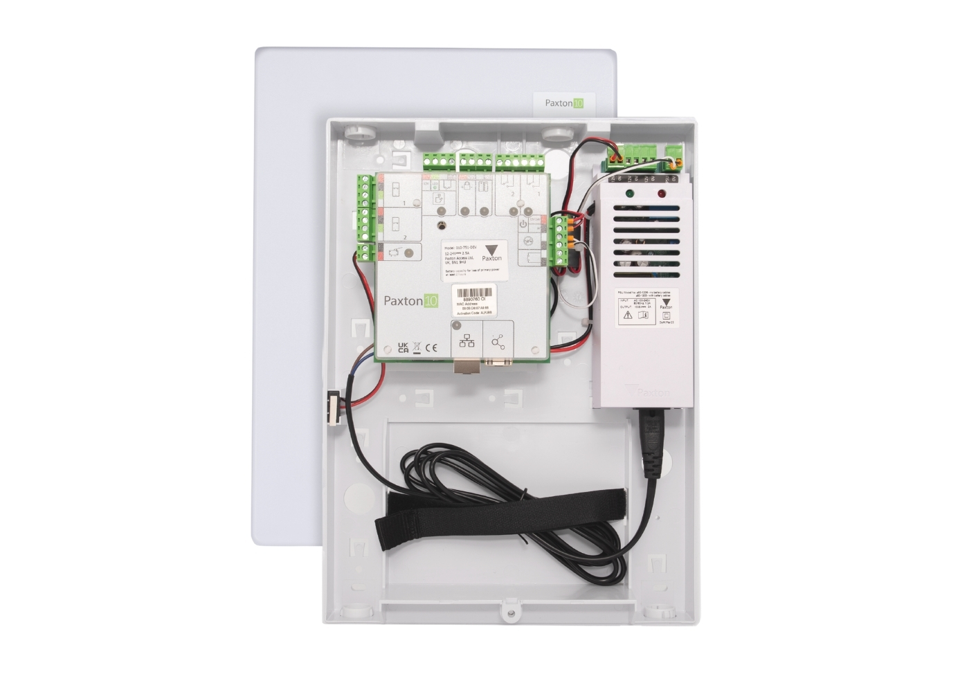 40040020 Paxton10 - Deurcontroller, 12V 2A voeding, PVC (1 deur)