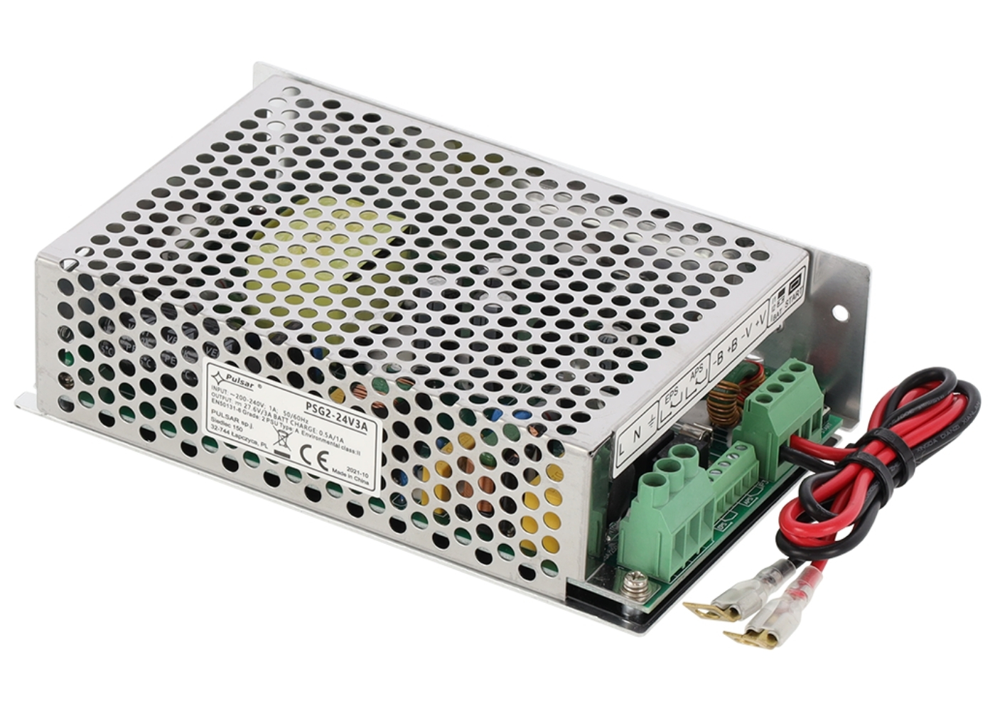 40060034 Voeding 27,6V/3A Gesloten buffer-schakelvoeding Klasse 2