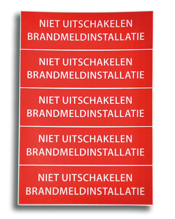 55095 Niet uitschakelen Brandmeldinstallatie
