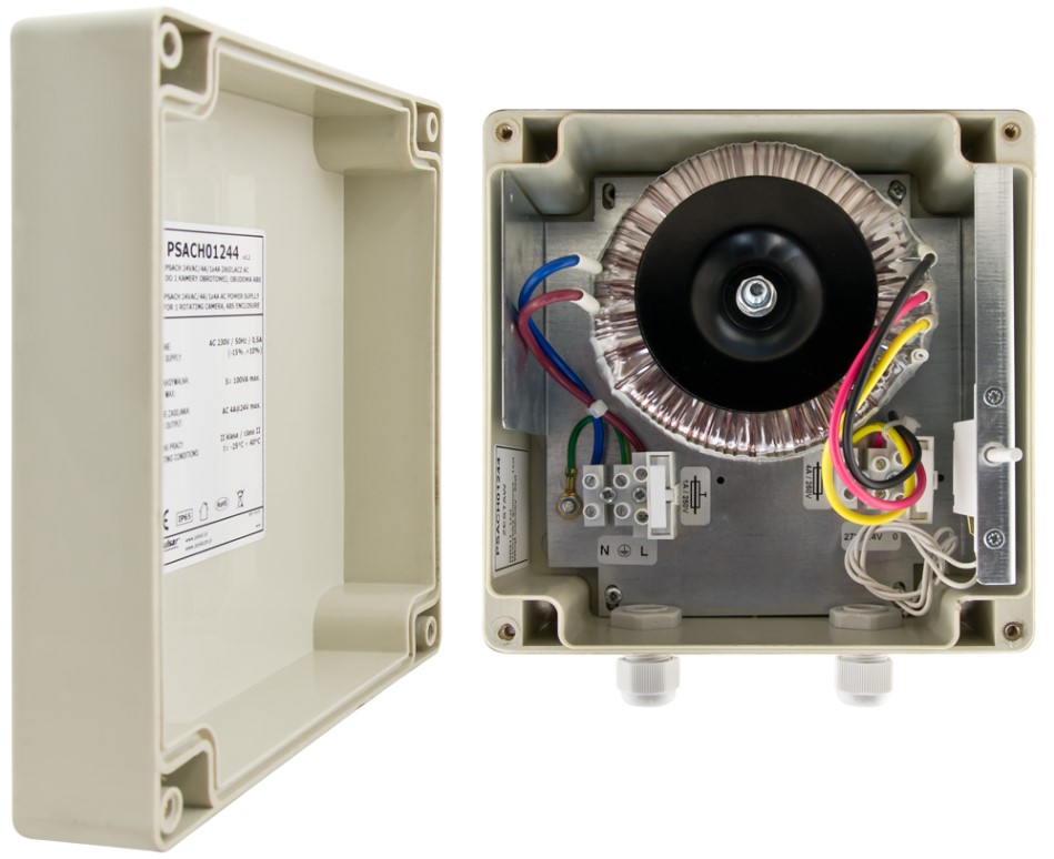 6000025.1 24V wisselspanning voeding in IP65 behuizing
