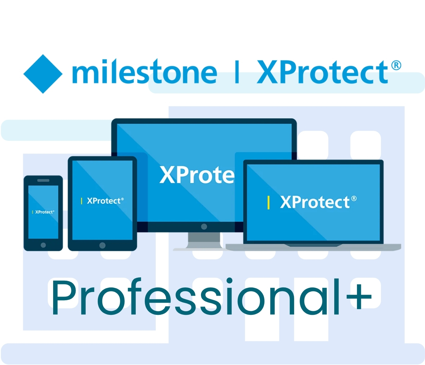 20038022 Milestone 1 maand Care Premium abonnement voor één XProtect Professional Plus device/apparaat licentie (te gebruiken bij nieuwe installaties en verlengingen voor een termijn van 1 tot 11 maanden)