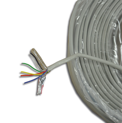 C03906 Kabelrol : 100 meter, grijs Y(st)Y Dca-s3,d2,a3  6x0,5 mm