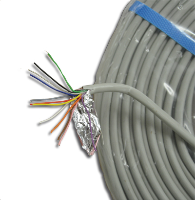 C03912 Kabelrol : 100 meter, grijs Y(st)Y Dca-s3,d2,a3  12x0,5 mm